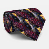 cravate 'Abstraite récolte d'automne' (Roulé)