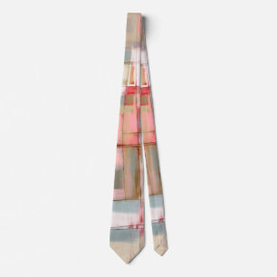 Cravate Abstraite Rose Groomsmen Cadeaux Homecomin