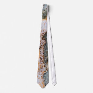 Cravate Abstraite texture rocheuse brune grungy