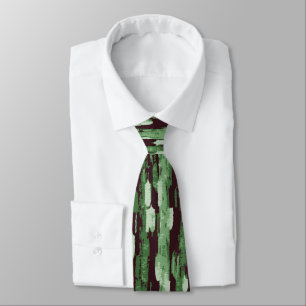 Cravate Abstraite verte et noire