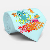 Cravate Accueil vers l'océan (Roulé)