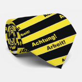 Cravate Achtung ! Arbeit ! (Roulé)