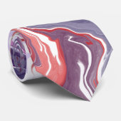 Cravate Acrylique liquide rouge (Roulé)