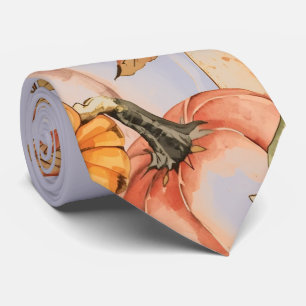 Cravate Action de grâce, Motif de récolte de citrouilles m