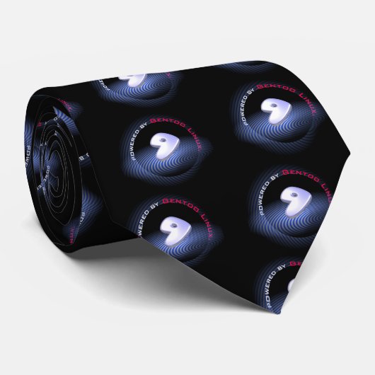 Cravate ACTIONNÉ PAR Gentoo Linux (Roulé)