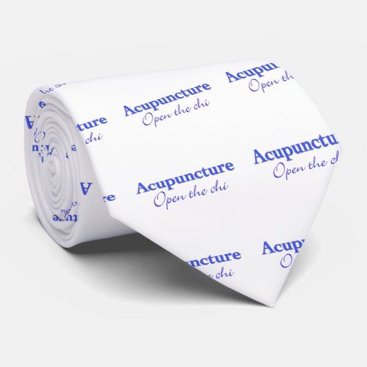 Cravate Acupuncture - Ouvrir le chi (Roulé)