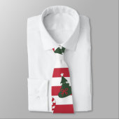 Cravate AD 003 - motif numérique de Noël (Attaché)