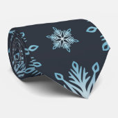 Cravate AD 013 - motif graphique numérique de Noël (Roulé)