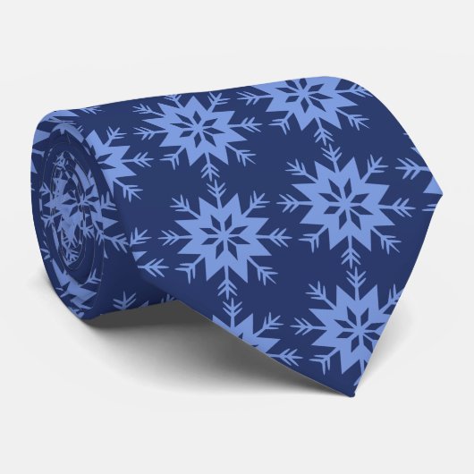 Cravate Ad Man Flèche-Flèche-Neige Flèche-Flèche Bleu Deux (Roulé)