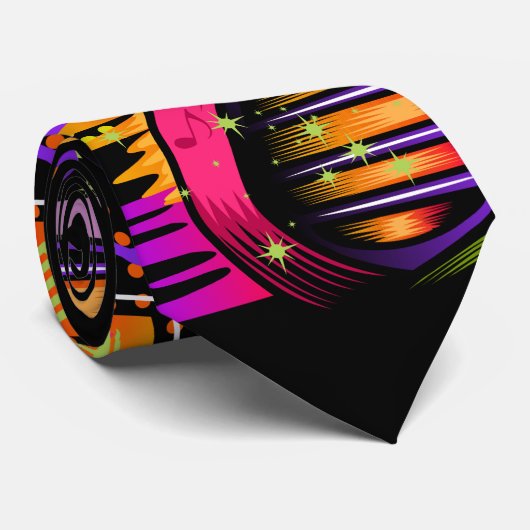 Cravate ADN de musique (Roulé)