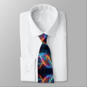 Cravate ADN en double hélice arc-en-ciel tendance (Attaché)