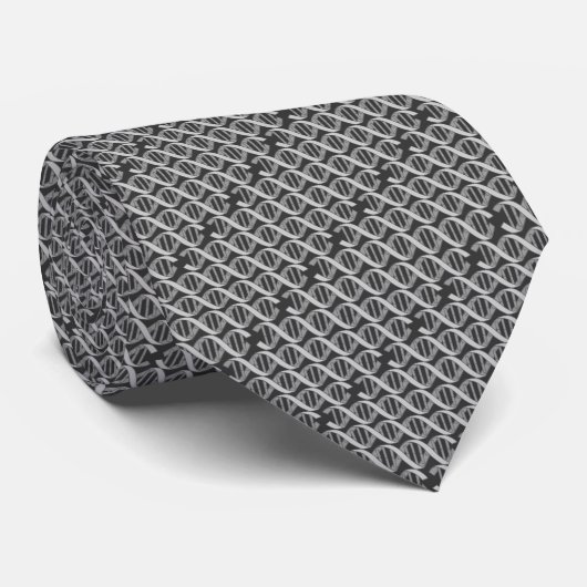 Cravate ADN Helix horiz LightOnGray (Roulé)