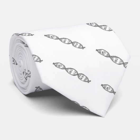 Cravate ADN musicale (Roulé)