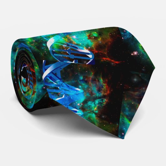 Cravate ADN spatial (Roulé)