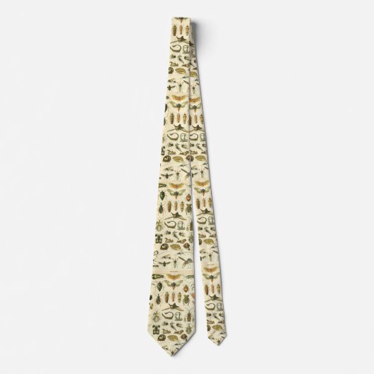 Cravate Adolphe Millot original - insects (Devant)