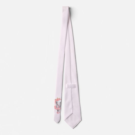 Cravate Adorable Ballerina Elephant En Pointe (Dos)