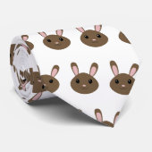 Cravate Adorable Lapin Brown (Roulé)