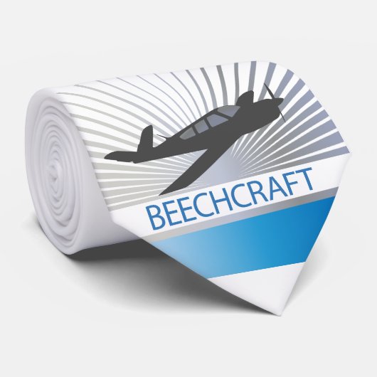 Cravate Aéronefs Beechcraft (Roulé)