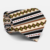 Cravate Aesthetic Tribal Pattern (Roulé)
