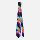 Cravate Aesthétique coloré agate arc-en-ciel texture parti (Devant)