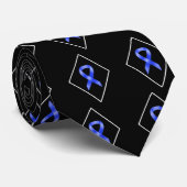 Cravate Affaire de ruban bleu (Roulé)