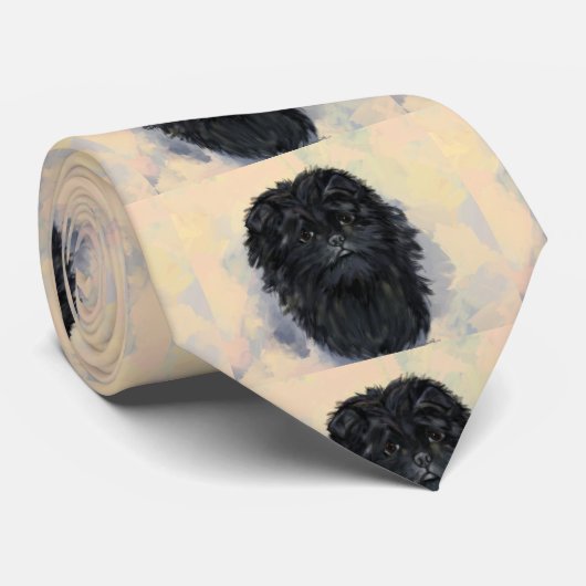 Cravate Affenpinscher (Roulé)