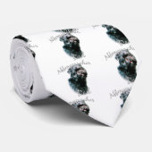 Cravate Affenpinscher Papa 2 (Roulé)