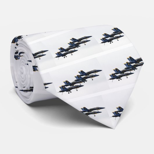Cravate Affichage Angles bleus (Roulé)