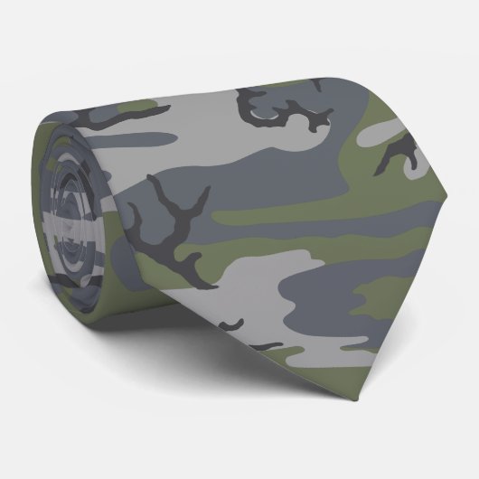 Cravate Affleurement patiné Camo (Roulé)