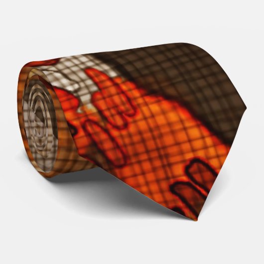 Cravate africaine de couleurs (Roulé)