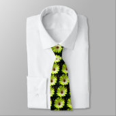 Cravate African Daisy Fluorescent Yellow Tie (Attaché)