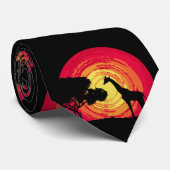Cravate African sunset (Roulé)