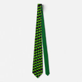 Cravate Afro-américain vert et noir (Devant)