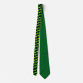 Cravate Afro-américain vert et noir (Dos)