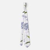 Cravate agapanthus African Lily flowers (Dos)