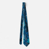 Cravate Agate bleue 2 (Dos)