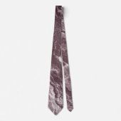 Cravate Agate de cristal Mauve | Pierre de marbre rose Ros (Devant)