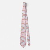 Cravate Agate Marble Moderne Blue Rose Gold Collection (Devant)