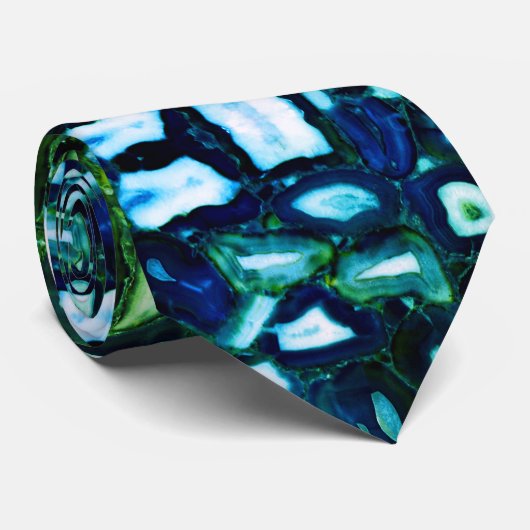 Cravate agates vertes (Roulé)