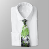 Cravate Agender Dragon Damask - Agender Pride couleurs dra (Attaché)