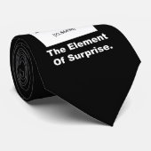 Cravate Ah ! L'effet de surprise (Roulé)