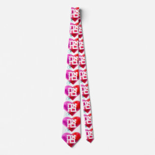 Cravate Ahava Heart Art Necktie