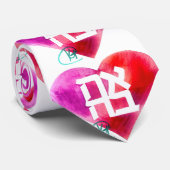 Cravate Ahava Heart Art Necktie (Roulé)