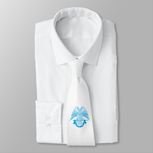 Cravate Aigle à deux têtes comme symbole maçonnique (Attaché)