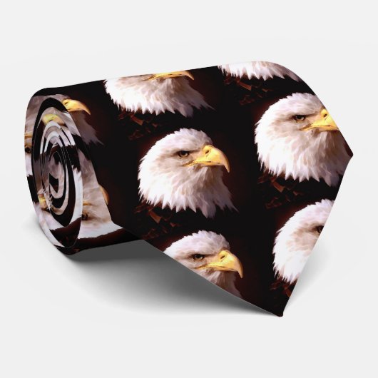 Cravate Aigle d'Amérique (Roulé)
