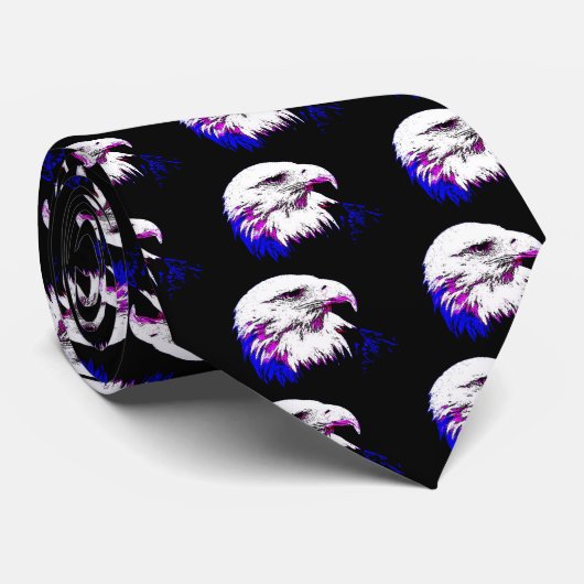 Cravate Aigle d'Amérique (Roulé)