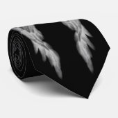 Cravate Ailes noires d'ange (Roulé)