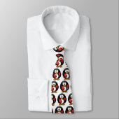 Cravate Aimer Pingouin Frappé Avec Cadeaux Valentine (Attaché)