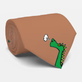 Cravate Air breathing green dragon (Roulé)