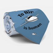 Cravate Air est humain (avec texte) (Roulé)